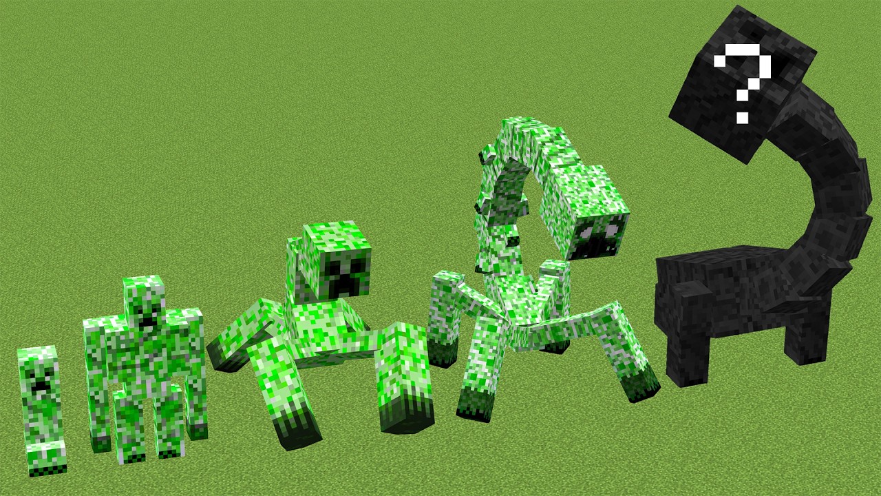 Creeper ALL PHASES in Minecraft