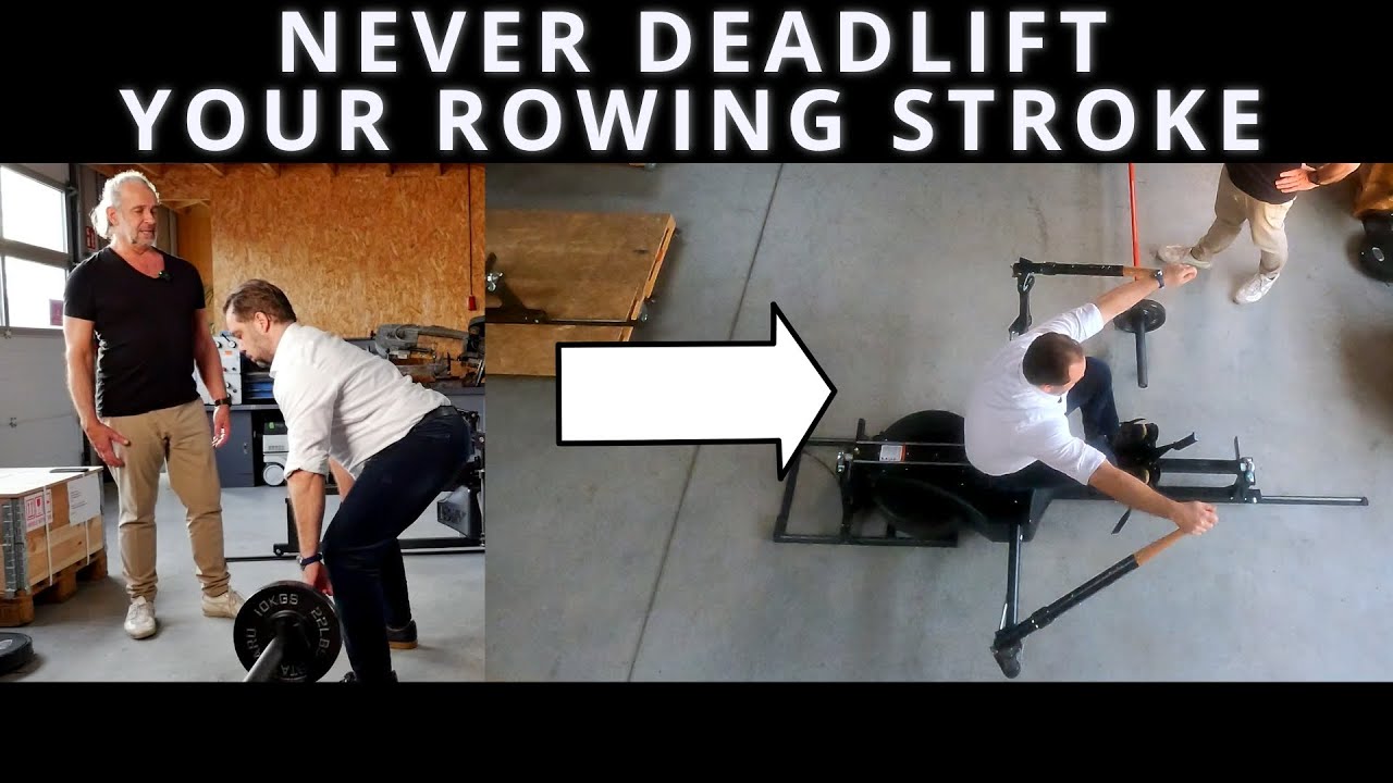 Rowing is NOT a deadlift! (Why deadlifting your rowing strokes makes you stiff and slow)