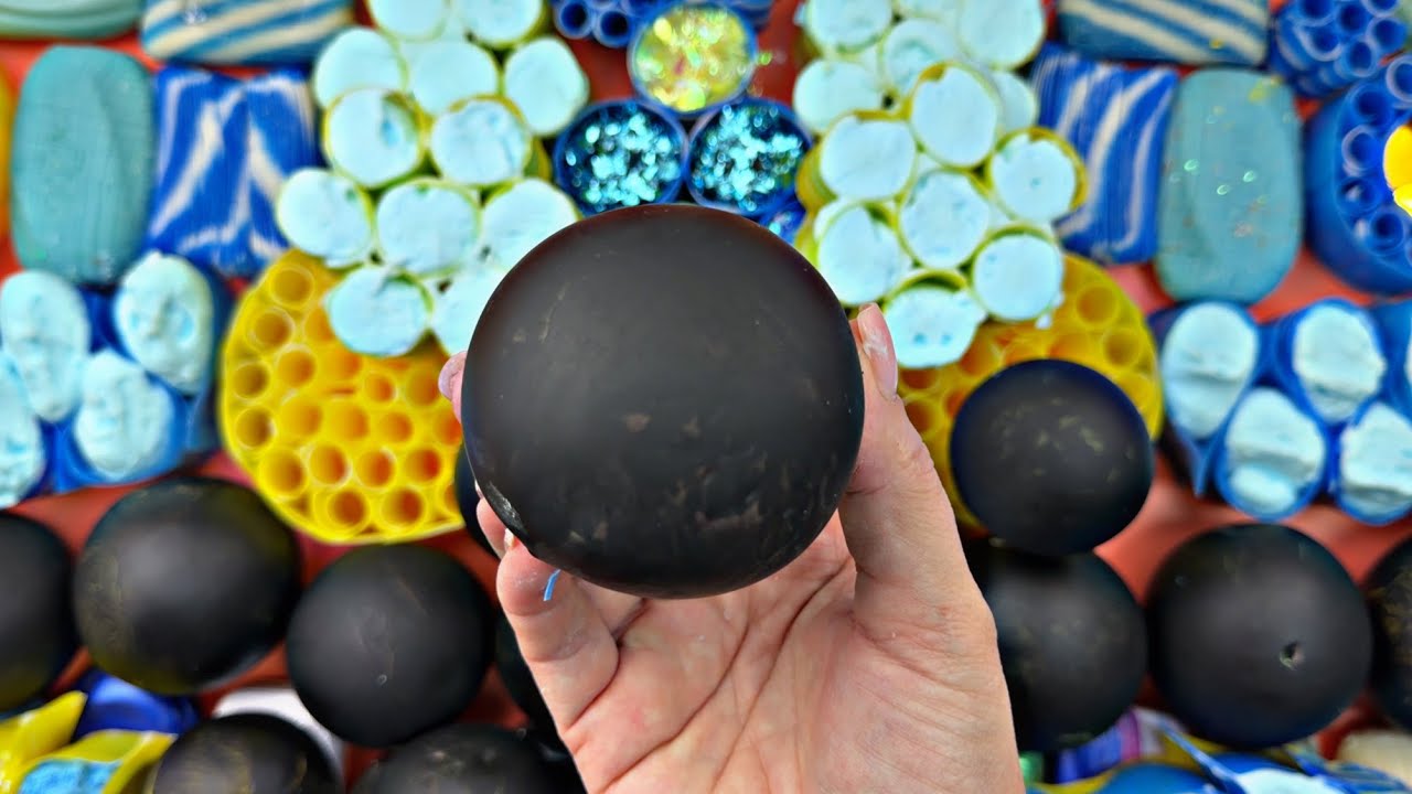 ASMR SOAP | Relaxing soap crushing | crushing soap boxes with foam | starch and glitter