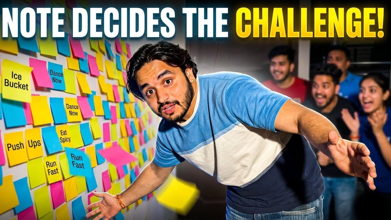 Note Decide The Challenge | किस के नोट पे किया आयेगा 😱 | Ritik Mamchand 