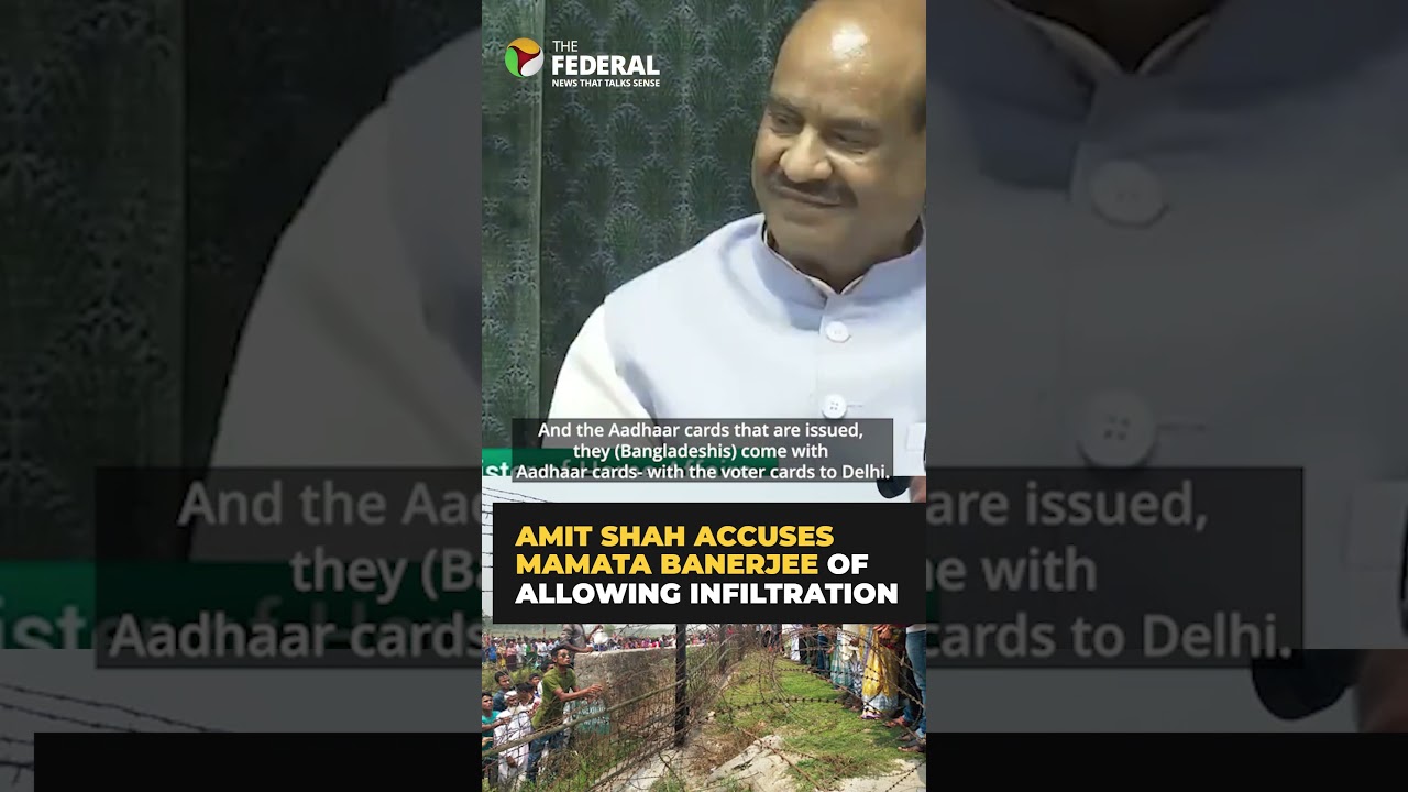 Amit Shah Slams Mamata Over Border Security &ldquo;450 km being Opened by your Grace&rdquo;