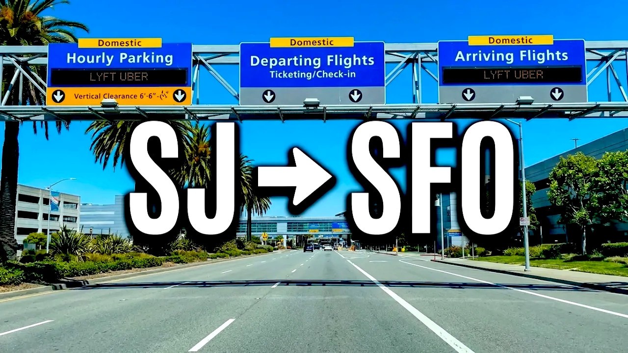 [4K] Scenic Drive from San Jose to SFO via US 101 | Bay Area Road Trip