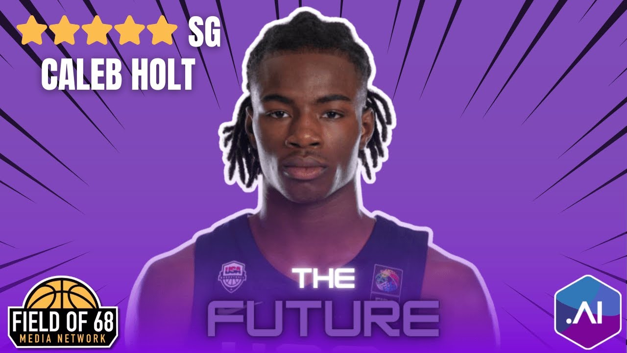EXCLUSIVE: 5-star SG Caleb Holt breaks down his game and his top schools! | THE FUTURE