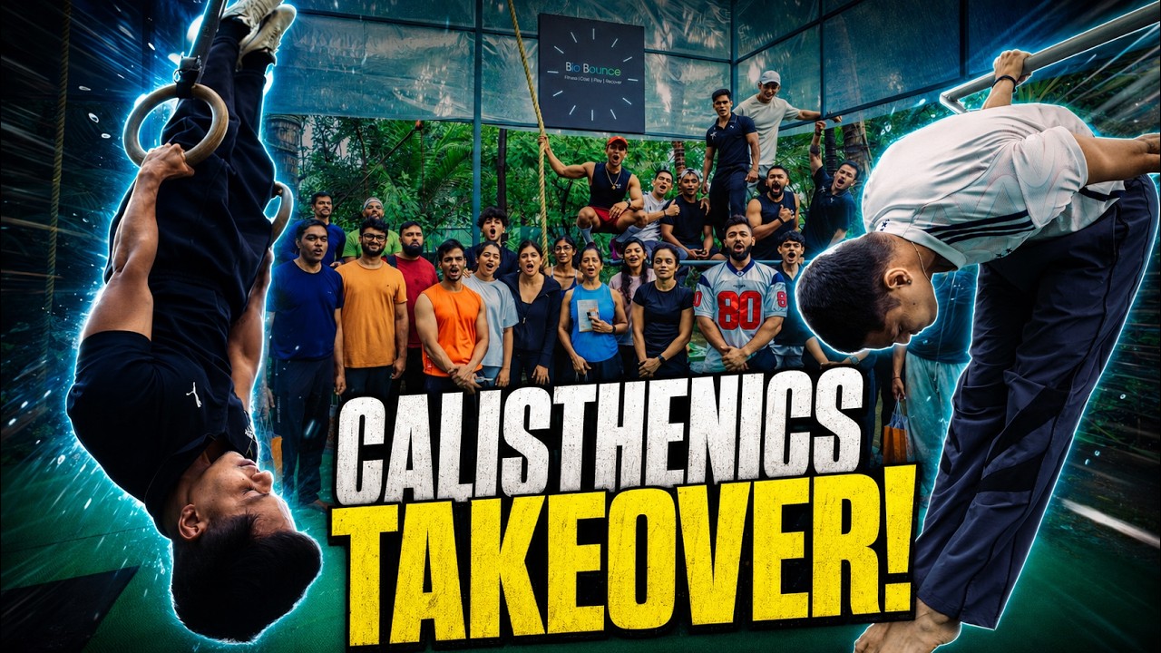 This calisthenics takeover got OUT OF CONTROL! | CrossBox x Bio Bounce