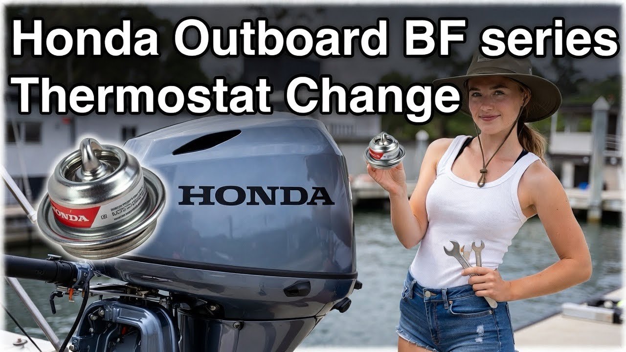 Honda outboard BF series - Thermostat change