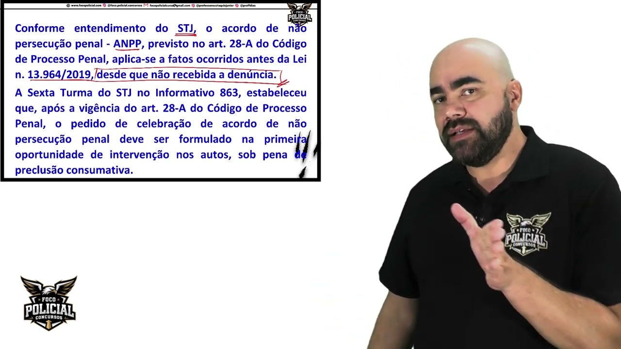 Aula 10   Processo Penal   ANPP   parte 1   Conceito e natureza jurídica