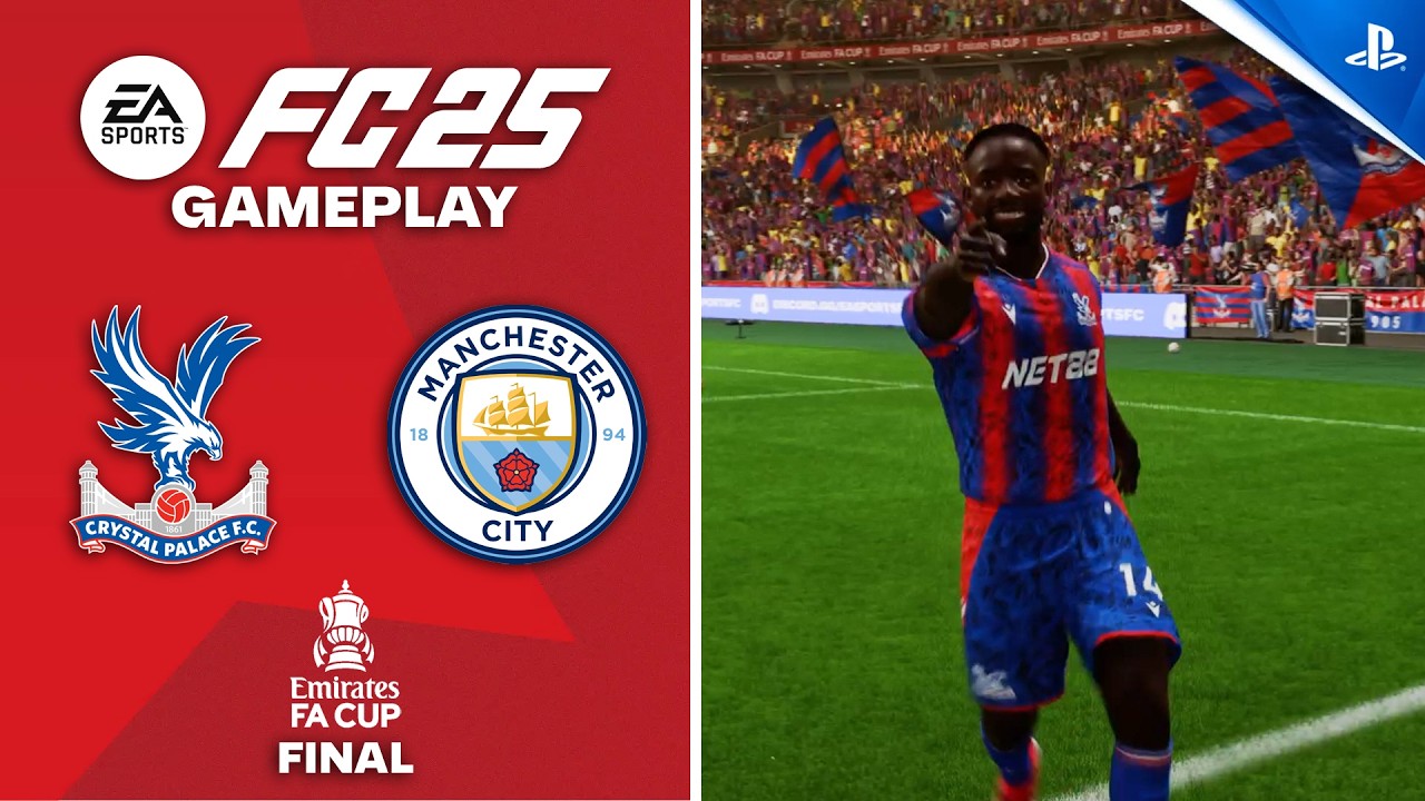 FC 25 | Crystal Palace vs Manchester City - FA Cup FINAL 24/25 (PS5 Gameplay)
