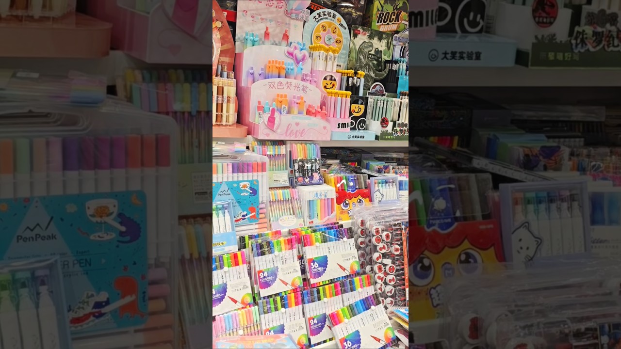 Cutest stationery shop 😍 💖 ✨️ 💕 #cute #asmr #stationery #shorts #youtubeshorts