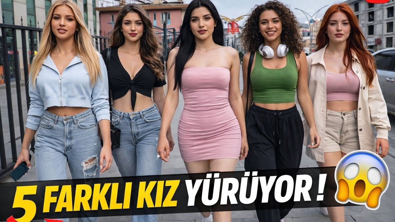 Yürüyen Kamera 5 Farklı Kızı Kaydetti! Kimse Bunu Beklemiyordu 😲