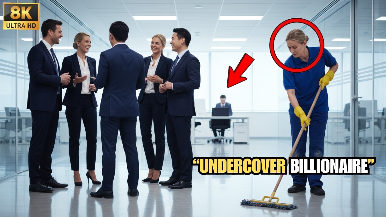Billionaire Woman Works as a Cleaner in Her Own Company to Decide Who Becomes the Next CEO