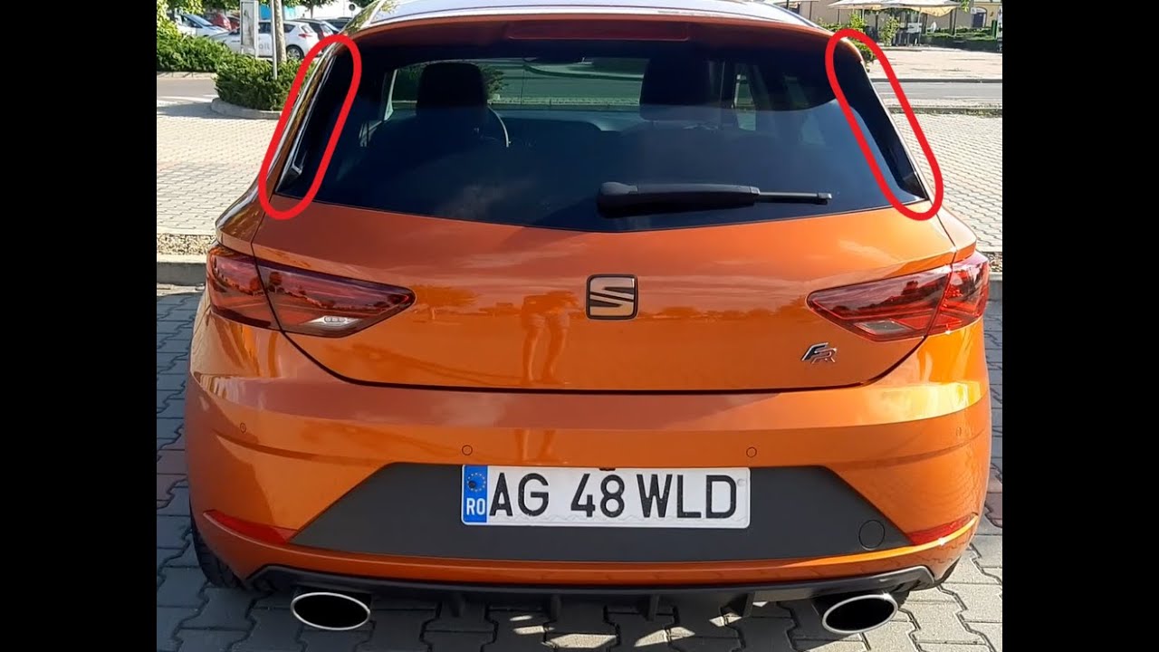 Vertical spoilers installation Seat Leon 5F MK3