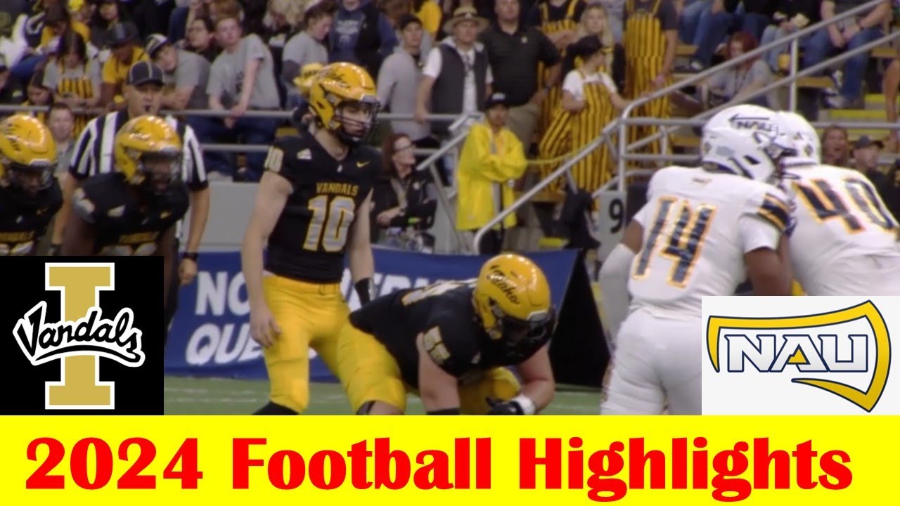 Northern Arizona vs Idaho Football Game Highlights 10 5 2024