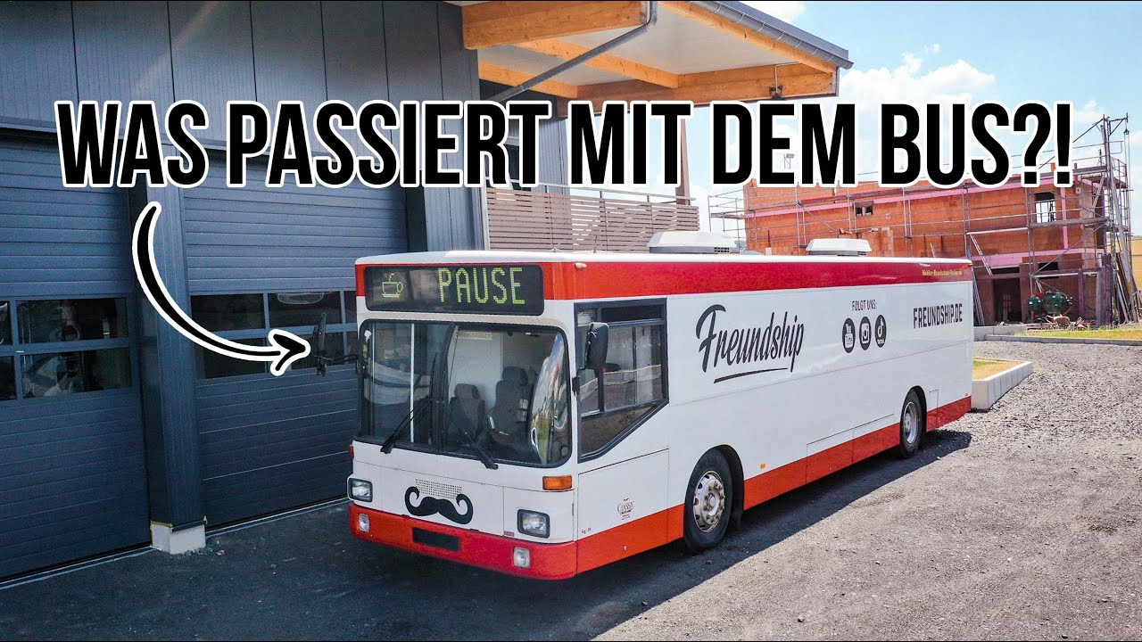 🚌 Was passiert mit dem Linienbus? Wann startet der Umbau?! Tinyhouse? Partybus? Motorradgarage?