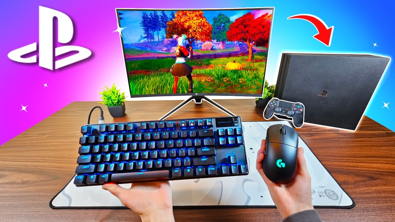 Итак, я играл на PS4 Pro с помощью клавиатуры и мыши...