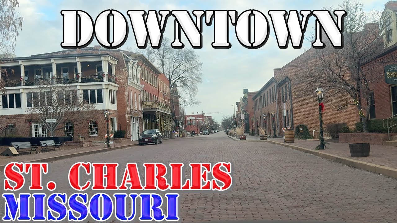 St. Charles - Missouri - 4K Downtown Drive