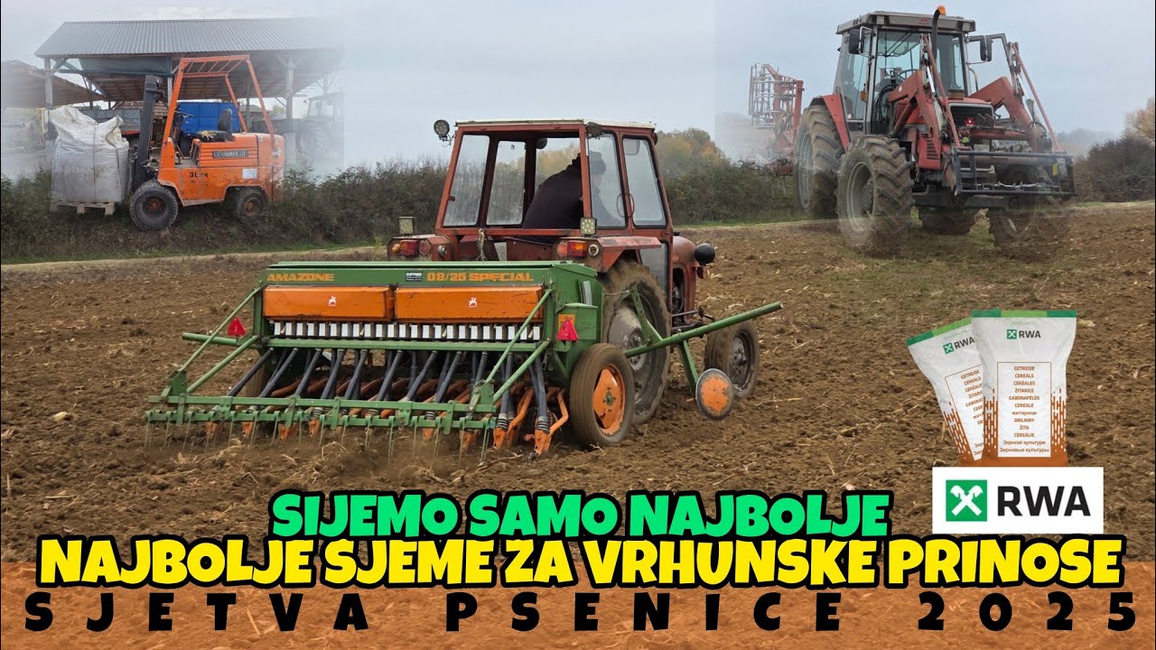 VRHUNSKO SJEME ZA VRHUNSKE PRINOSE, SJETVA PSENICE /AGROVLOG /#137