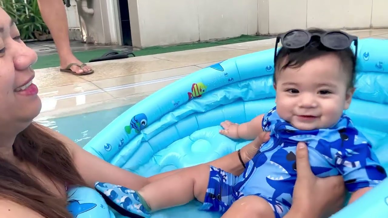 First time in the pool part 2