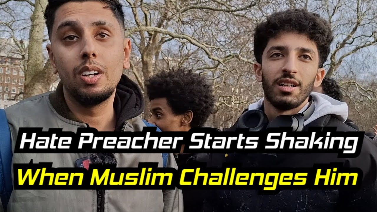 Fake Ex Muslim Shivering & Panics After Muslim Apologetic Challenges Him To Debate | Speakers Corner