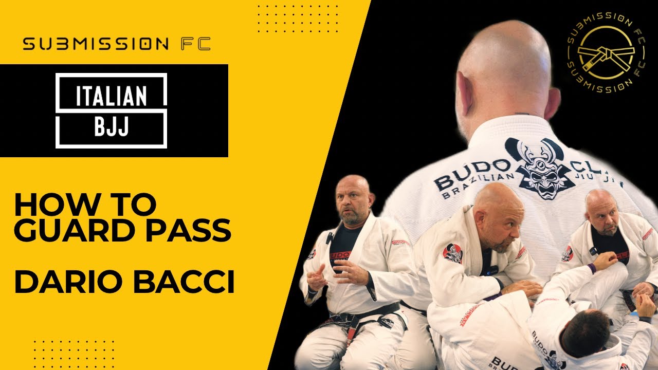 HOW TO GUARD PASS: DARIO BACCI | Italian BJJ - SUBMISSION FC 1