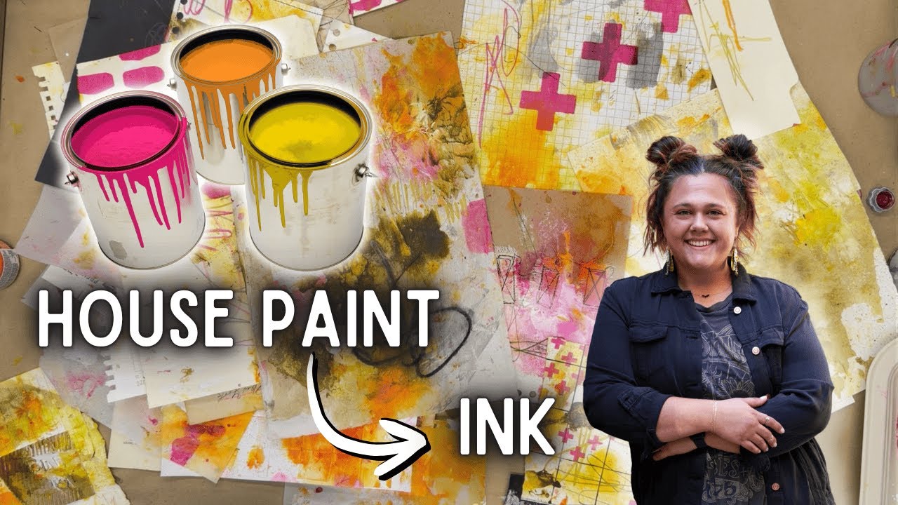 Using house paint for art | Filling squeeze bottles