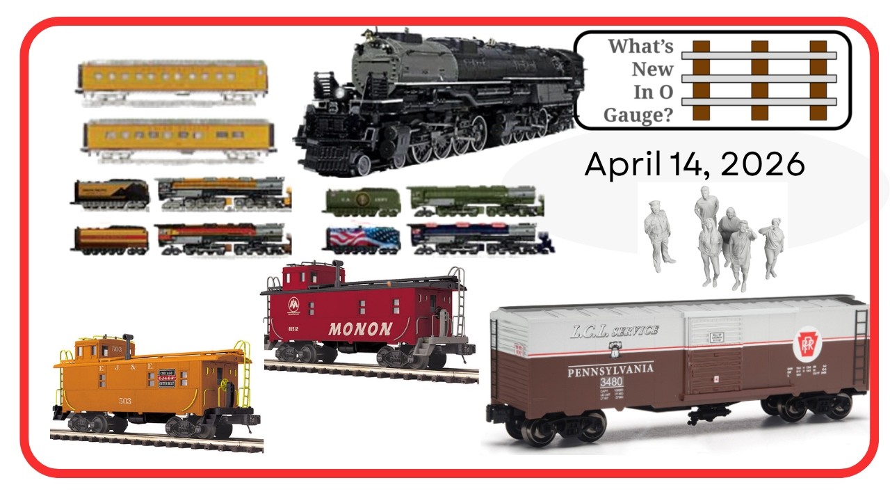 Потрясающие модели RailKing Big Boys масштаба O и многое другое!