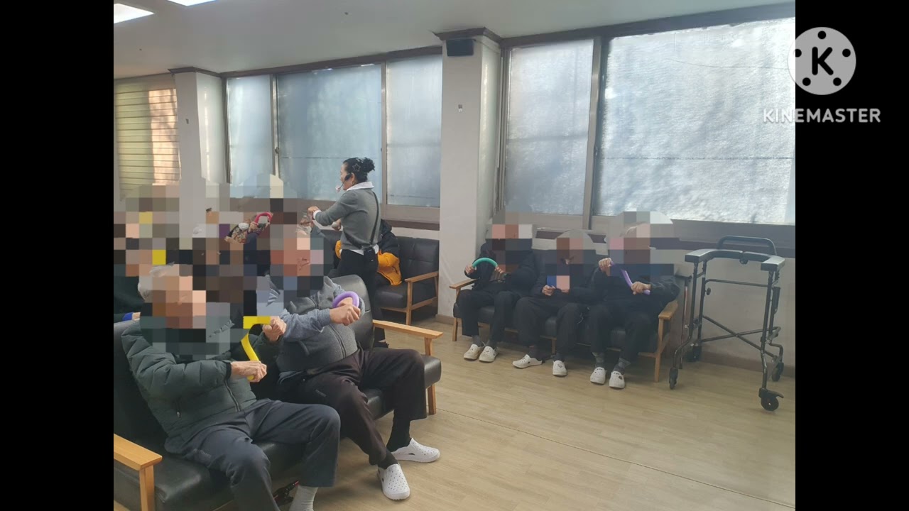 금왕실버 주간보호 백업봉 체조~~~^^