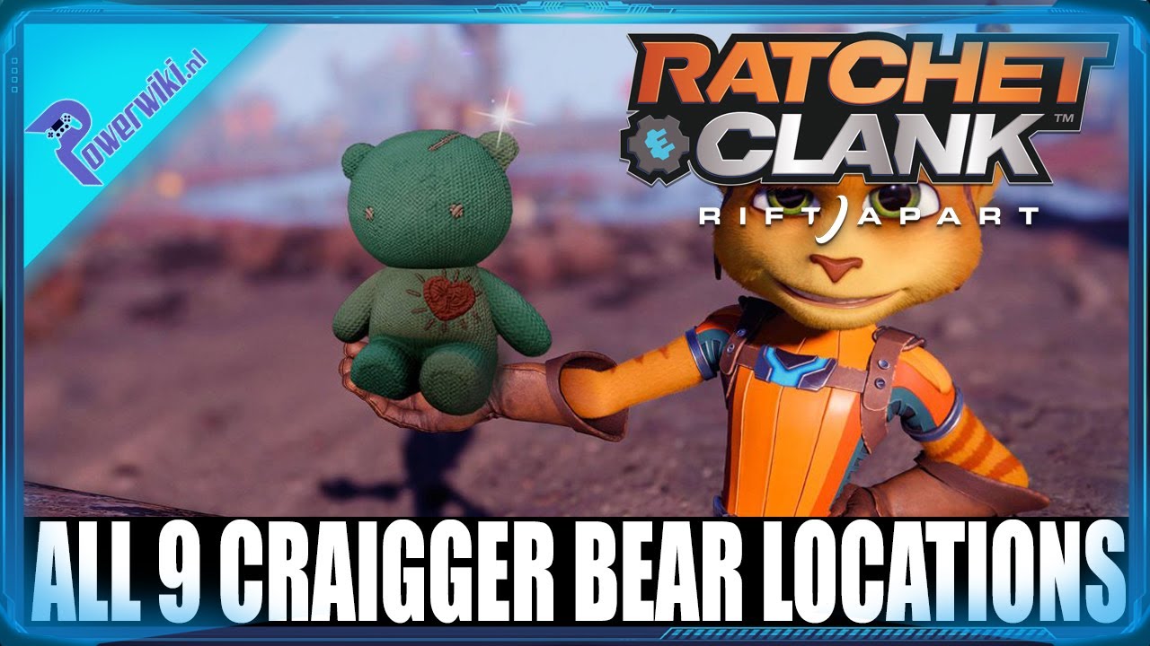 Ratchet & Clank Rift Apart - All 9 Craigger Bears - Trophy Guide - UnBEARably Awesome