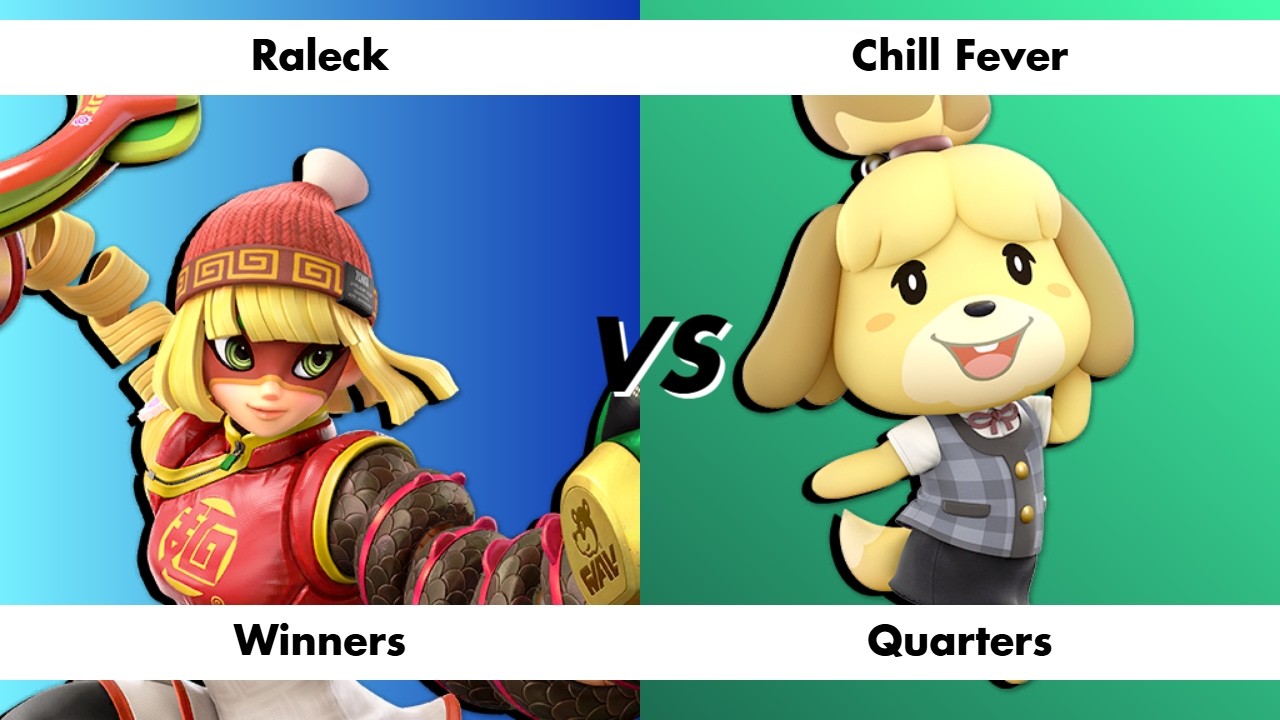 Kubox Arena 2026 - Raleck (MinMin, Diddy Kong) VS Chill Fever (Isabelle) Winners Quarter (Pool 2)