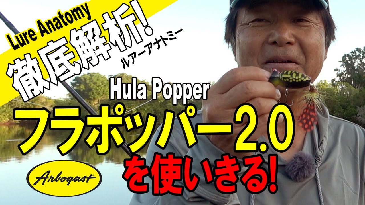 【ヒロ内藤流バス釣り】徹底解析フラホッパー2.0を使い切る！【アボガスト社ポッパー】