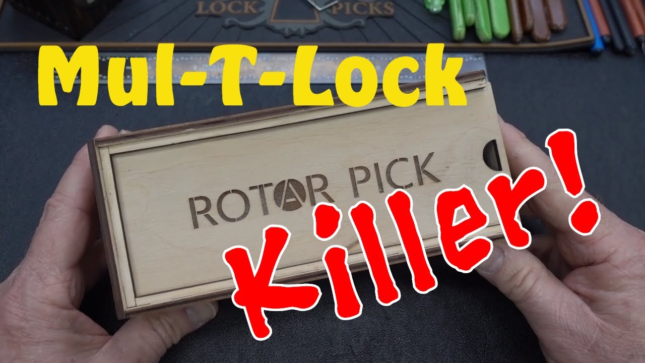 (1451) Обзор: Инструмент Rotar = легкое открывание замков Mul-T-Lock!