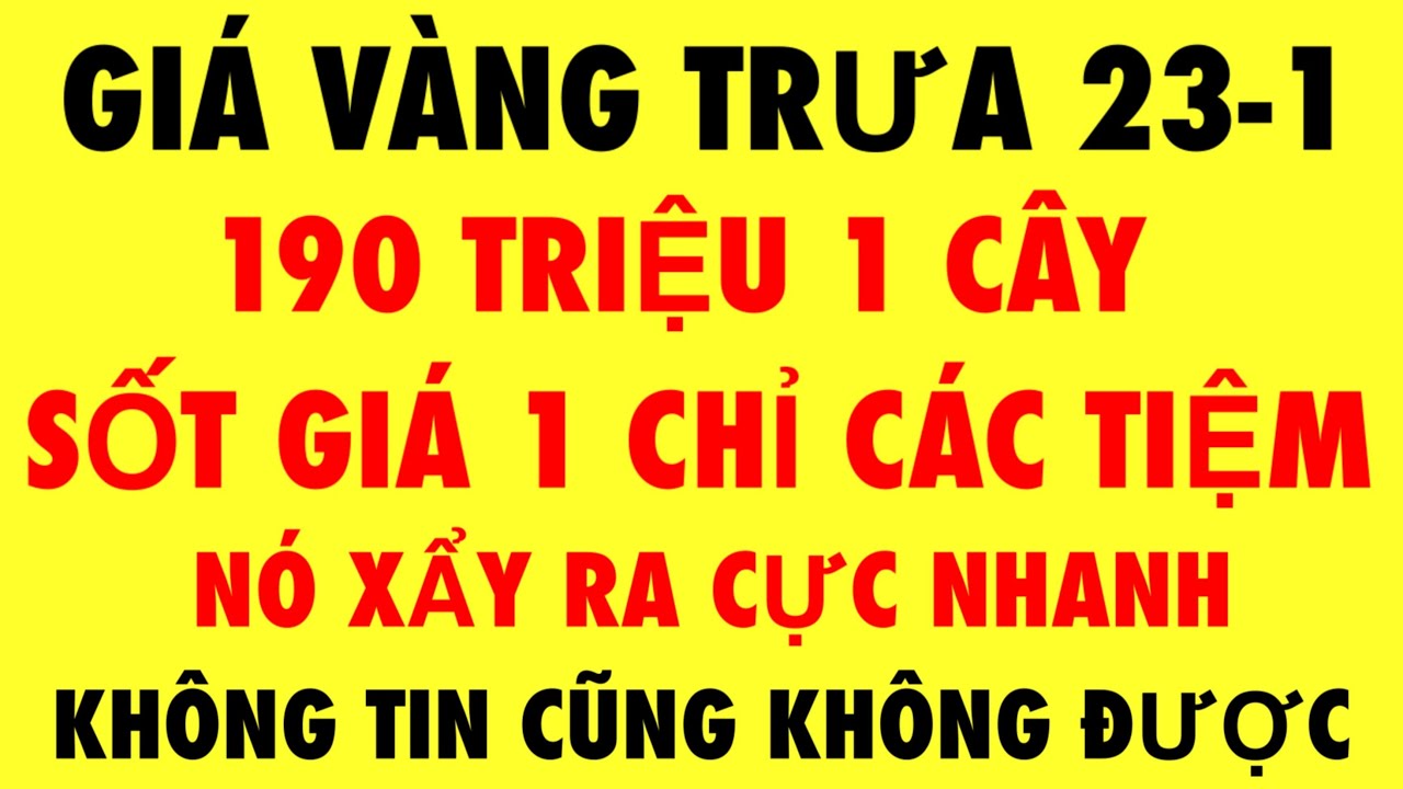 Giá vàng 9999 mới nhất hôm nay 23-1-2026 - giá vàng hôm nay - giá vàng 9999 - giá vàng 9999 mới nhất