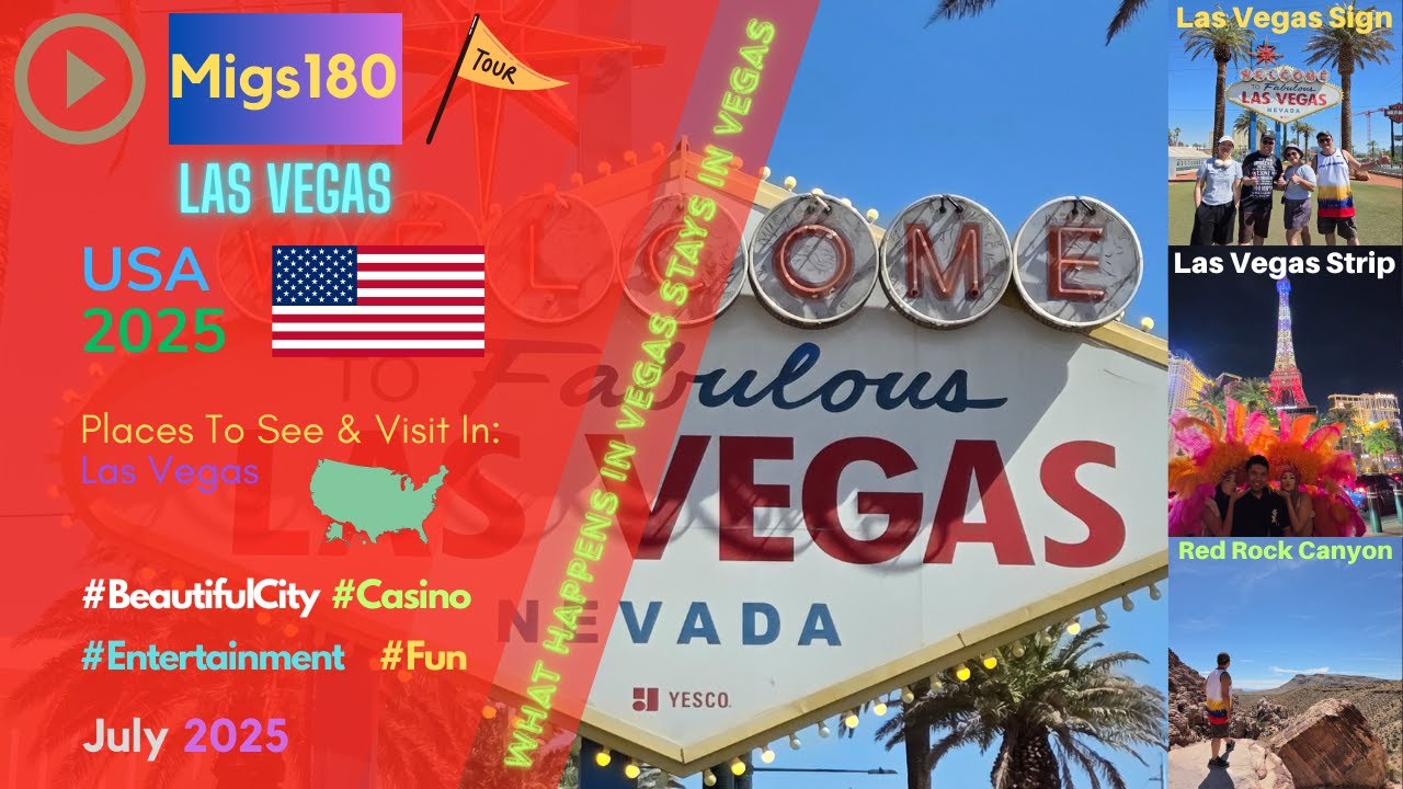 Las Vegas, USA - (Places To See & Visit Las Vegas) - USA 2025