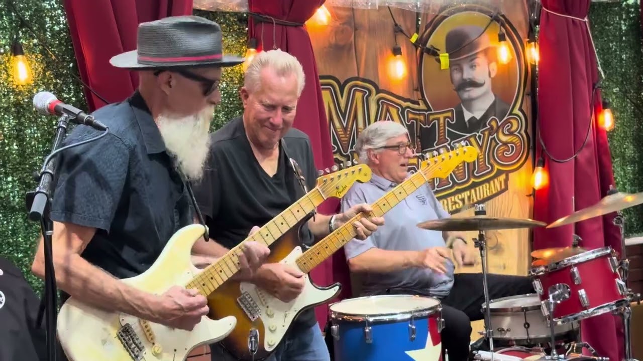 Blues Legends, Mark Hummel, Junior Watson and Anson Funderburgh in Arcadia, CA 2025.