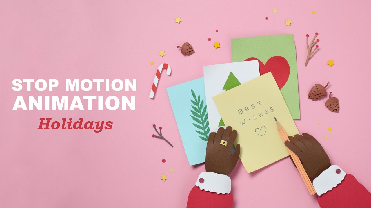 Happy Holidays | stop motion animation