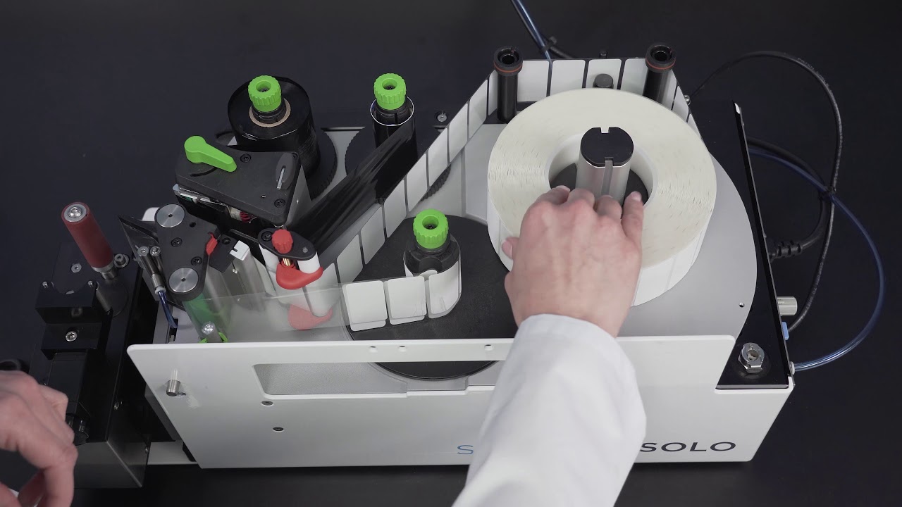 Scinomix Label and Ribbon Changing