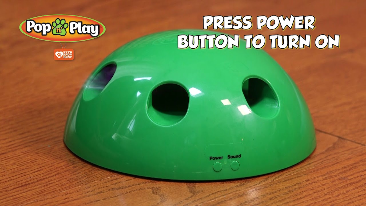 Pop n Play Interactive Cat Toy Tips Video
