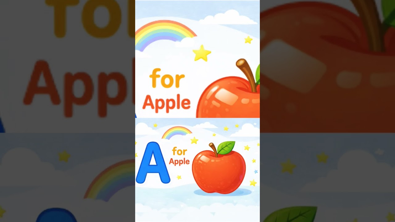 A for Apple 🍎 | Learn Alphabets with Fun 