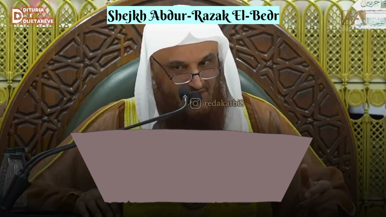 Përgjigje e bukur ndaj atij që pretendonte se ishte Profet / Shejkh Abdur-Razak El-Bedr 