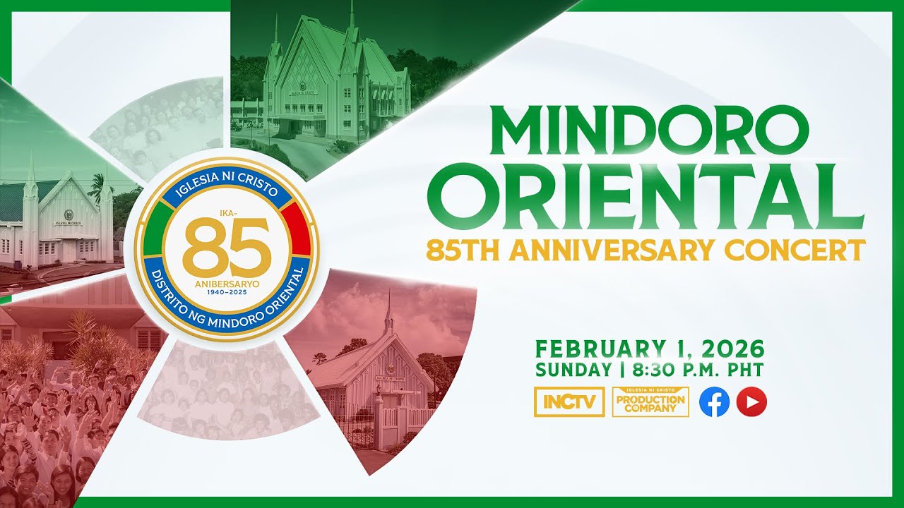 MINDORO ORIENTAL: 85th Anniversary Concert | February 1, 2026 | 8:30 P.M. PHT