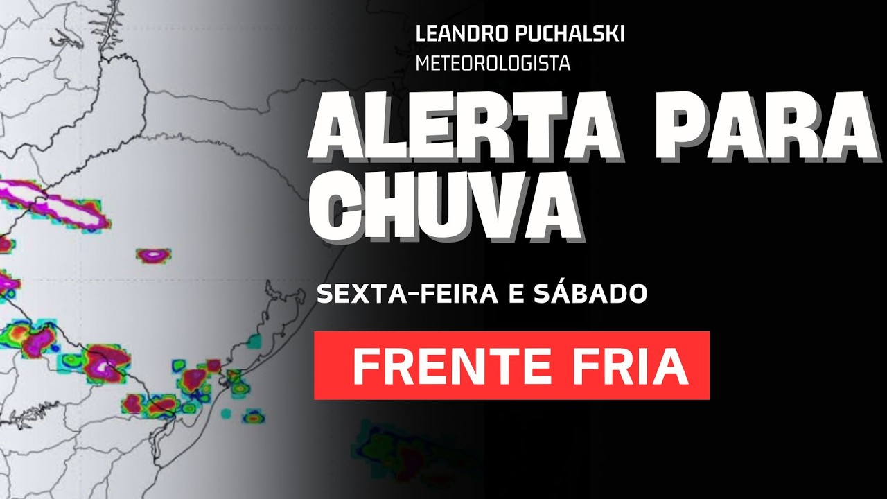 ATENÇÃO PARA TEMPORAL E CHUVA FORTE