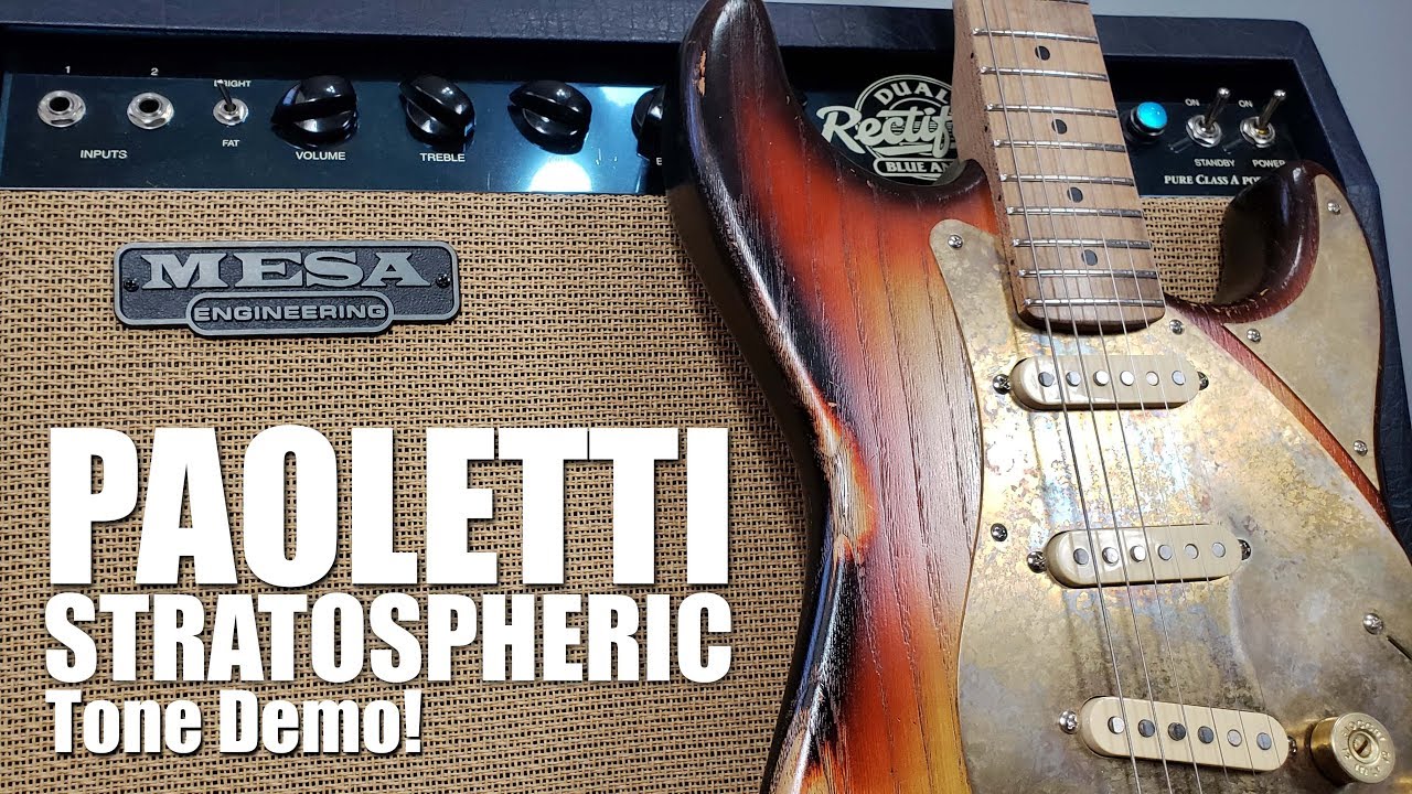 Paoletti Stratospheric! - Iconic Tones from an Incredible Guitar!