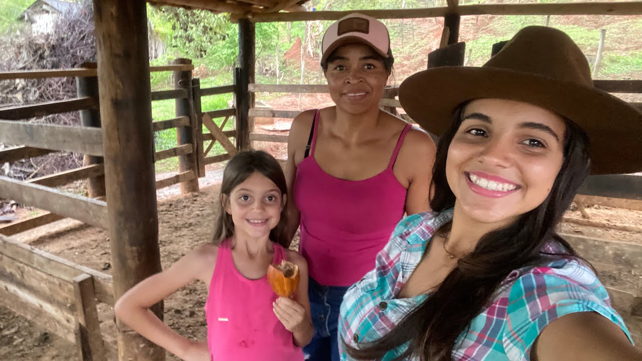DOMINGO: RECEMOS VISITA +TEVE COLHEITA + A MORENA ACEITOU A GARUPA!! #roça #dianaroça #agro