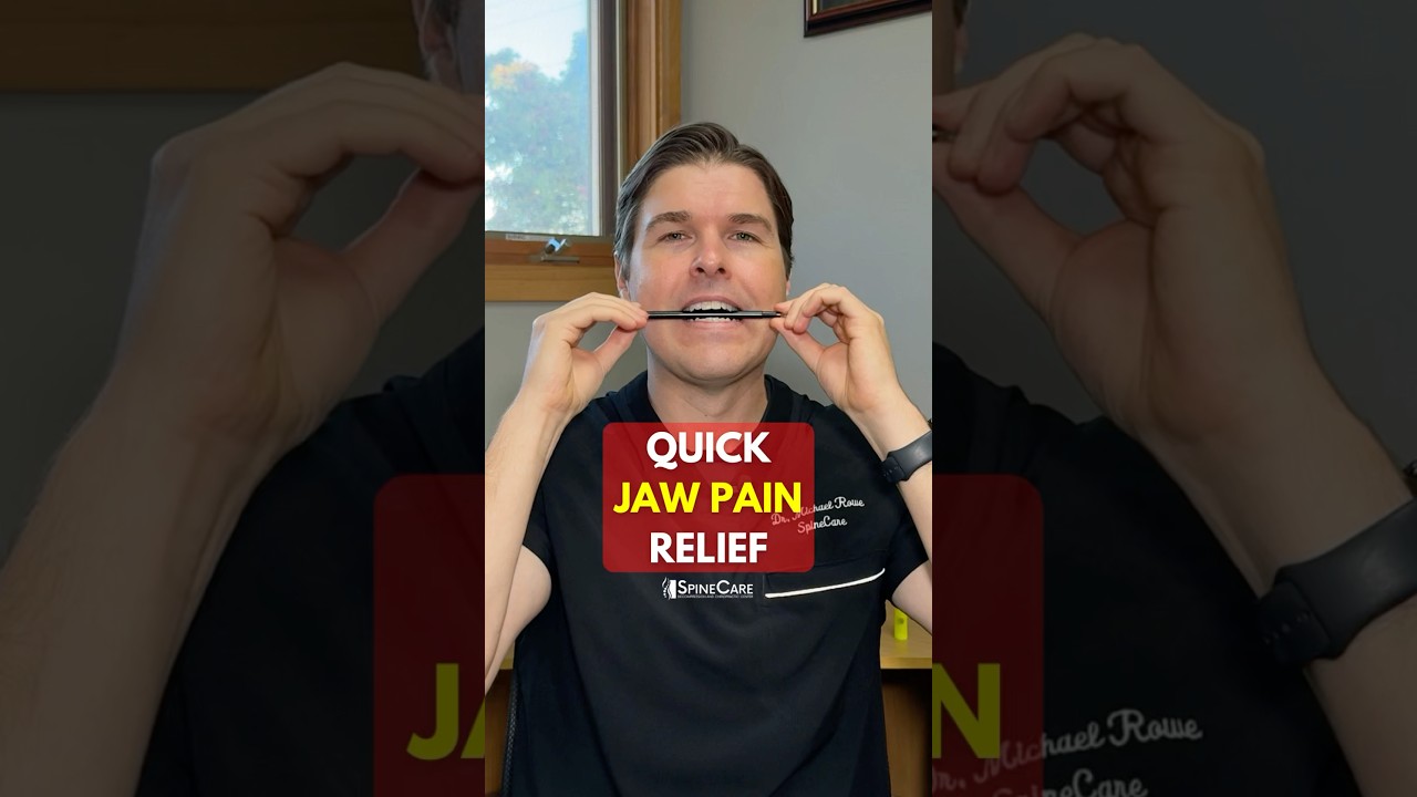 Quick Jaw Pain Relief