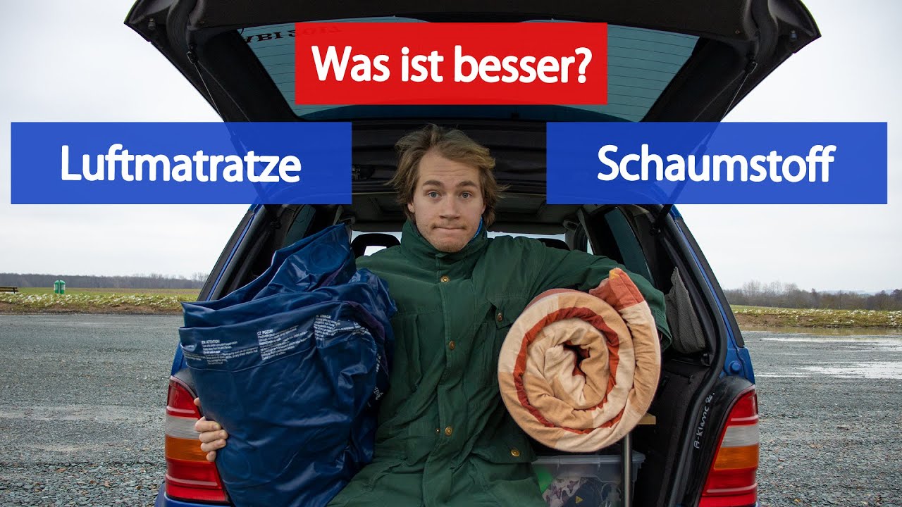 Welche Matratze ist die beste f&uuml;r deinen Camper? - Schaumstoffmatratze VS Luftmatratze