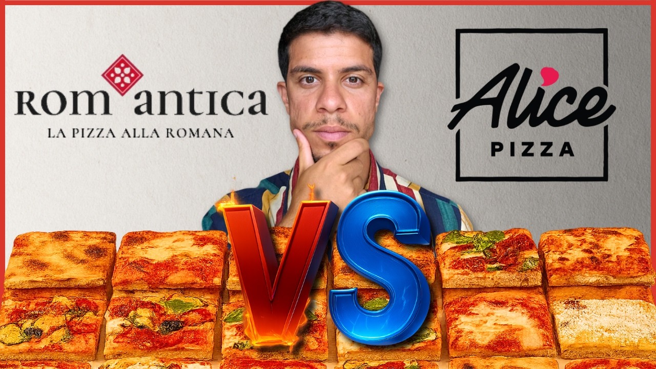 La PIZZA al TAGLIO di ROM’ANTICA è meglio di ALICE PIZZA?