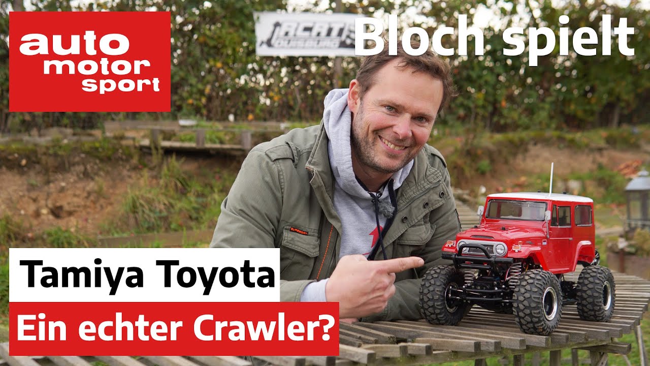 Tamiya Toyota Land Cruiser? Mit dem Crawler durchs Gelände - Bloch spielt #16 | auto motor sport