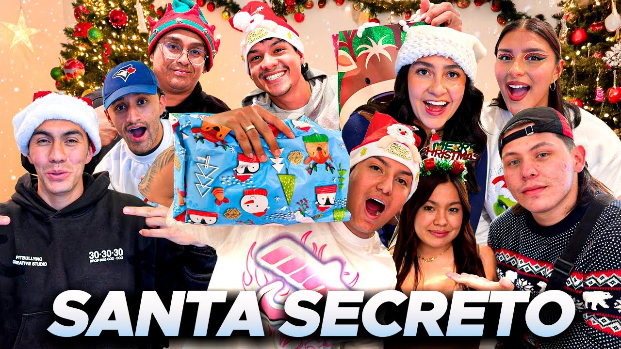 SANTA SECRETO con NUESTROS AMIGOS * SIMULACRO NAVIDEÑO*🎄🎅🏻