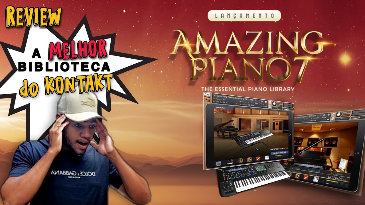 Amazing Pianos 7: A sua Biblioteca de Piano Definitiva para Kontakt 🎹😱 #sampleline #arturia