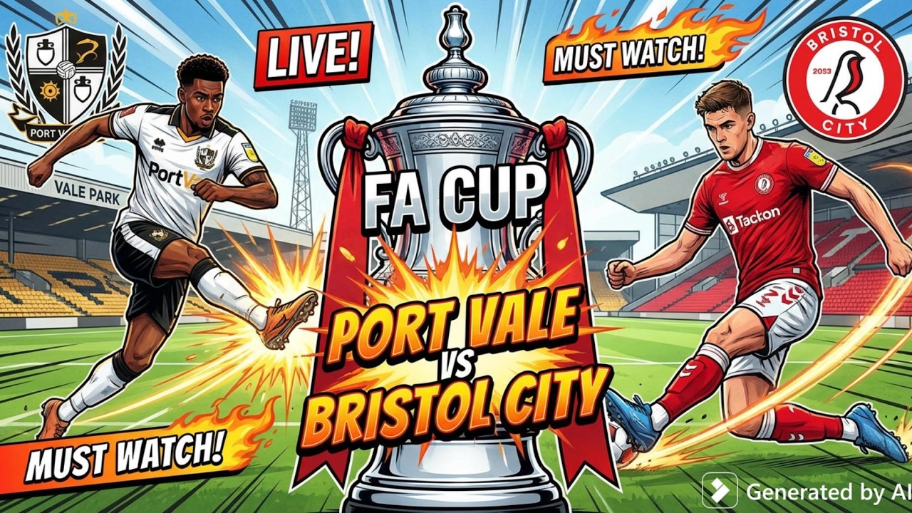 Port Vale vs Bristol City FA Cup Matchup!