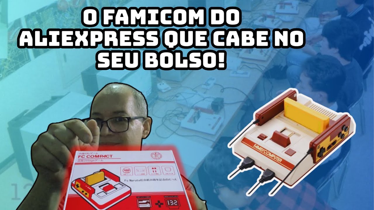 O famicom do Aliexpress que cabe no seu bolso!